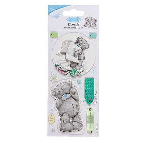 Keep in Touch Me to You Bear Hand Finished Toppers £2.00